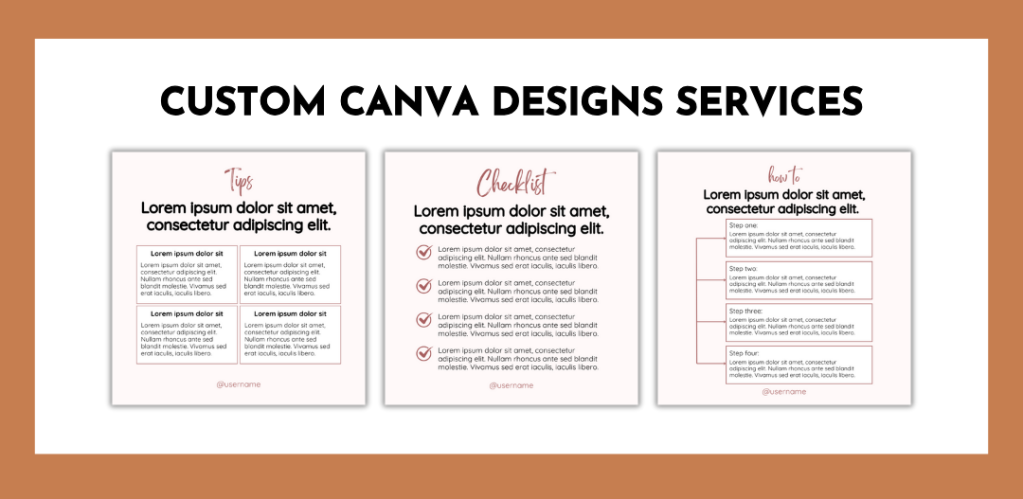 Custom Canva Template Design Services